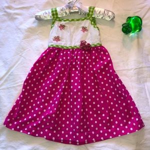 New horizons polka dot dress